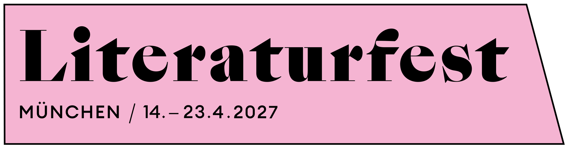 Literaturfest München Logo
